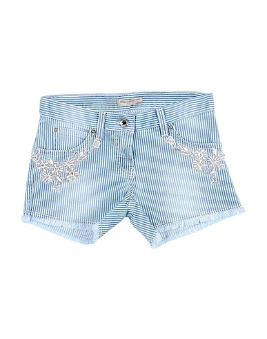 ERMANNO SCERVINO JUNIOR Denim shorts Blue 98% Cotton, 2% Elastane, Polyester, Polyamide