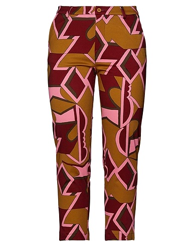 VIRNA DRÒ Pantalone Bordeaux 94% Viscosa, 6% Elastan