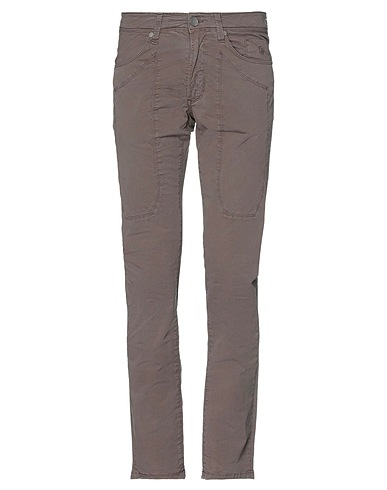 JECKERSON Casual pants Khaki 97% Cotton, 3% Elastane