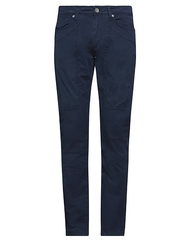 JECKERSON Pantalone Blu notte 97% Cotone, 3% Elastan