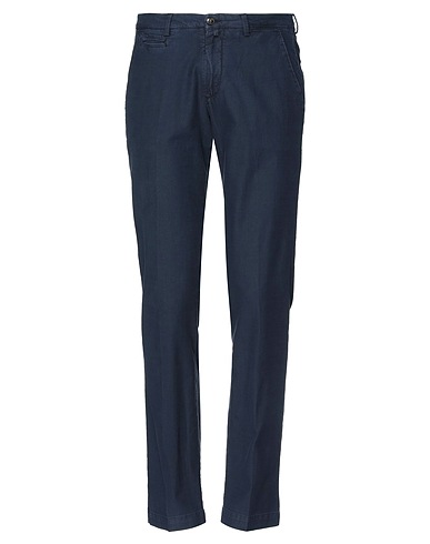 BRIGLIA 1949 Casual pants Midnight blue 97% Cotton, 3% Elastane