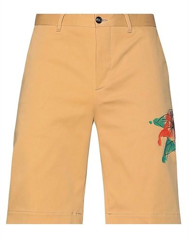 (+) PEOPLE Shorts & Bermuda Camel 98% Cotton, 2% Elastane