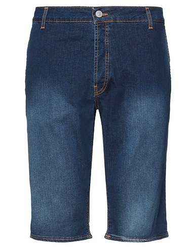 LIU •JO MAN Shorts Blau 98% Baumwolle, 2% Elastan