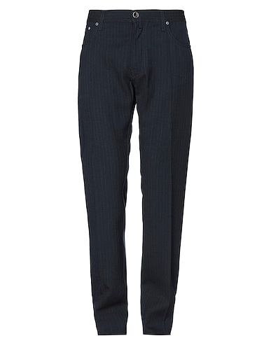 JACOB COHЁN Casual pants Midnight blue 100% Wool