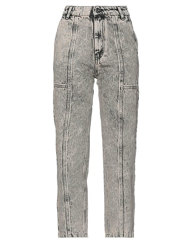 VICOLO Denim trousers Beige 100% Cotton