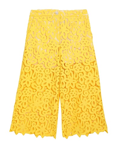 ERIKA CAVALLINI Casual pants Yellow 100% Polyester