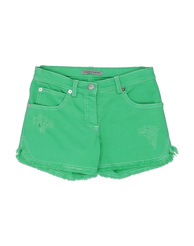 ERMANNO SCERVINO JUNIOR Denim shorts Green 98% Cotton, 2% Elastane