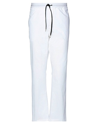 THE EDITOR Casual trouser White 100% Cotton