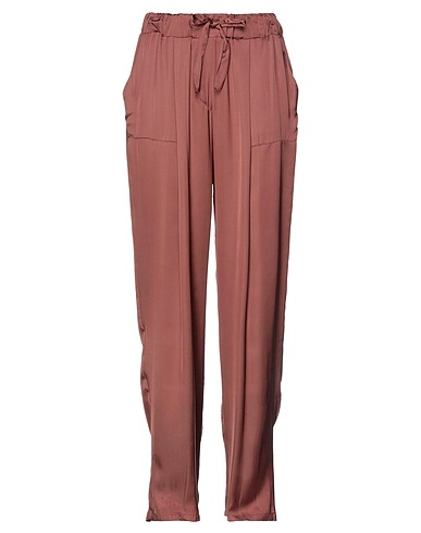 THINK BE Casual pants Brown 100% Viscose