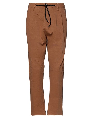 S.D Casual pants Camel 97% Cotton, 3% Elastane