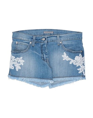 ERMANNO SCERVINO JUNIOR Denim shorts Blue 98% Cotton, 2% Elastane
