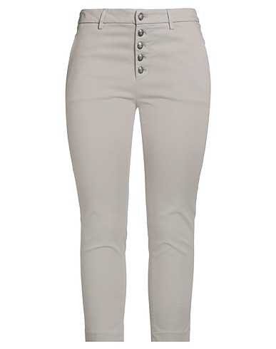 DONDUP Pantalon Gris clair 68% Coton, 27% Lyocell, 5% Élasthanne
