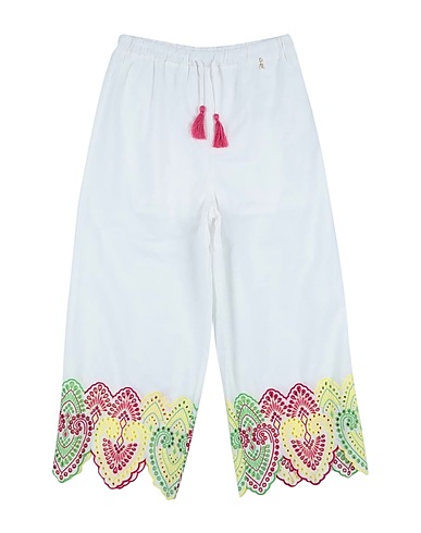 PATRIZIA PEPE Casual trouser White 100% Cotton