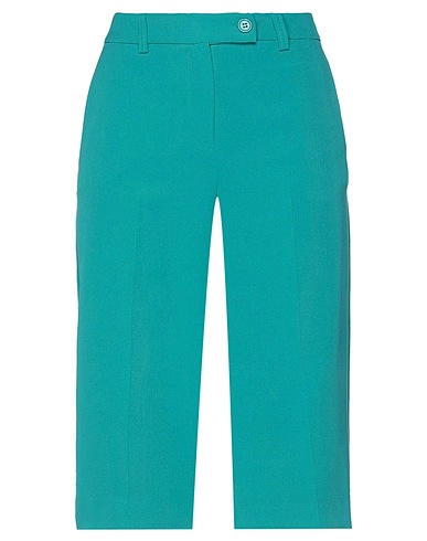 DODICI22 Shorts & Bermuda Emerald green 88% Polyester, 12% Elastane