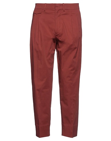 DONVICH Casual pants Chocolate brown 97% Cotton, 3% Elastane