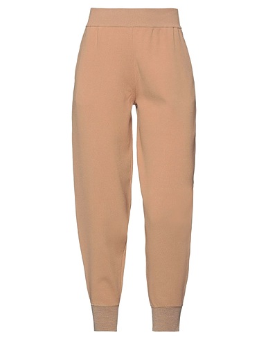 STELLA McCARTNEY Pantalone Cammello 83% Viscosa, 17% Poliestere, Cotone, Lana, Poliammide