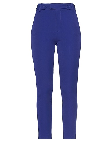 DONDUP Casual trouser Blue 88% Polyester, 12% Elastane