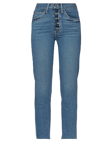 EVE DENIM Denim pants Blue 100% Cotton