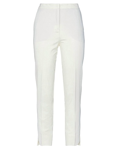 BEATRICE .B Casual trouser Ivory 67% Polyester, 29% Viscose, 4% Elastane