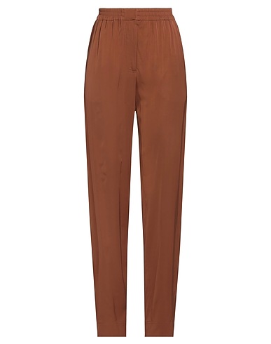 SEVENTY VENEZIA Casual trouser Brown 98% Viscose, 2% Elastane