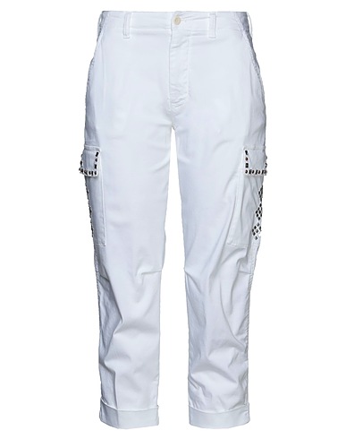 MASON'S Pantalone Bianco 97% Cotone, 3% Elastan