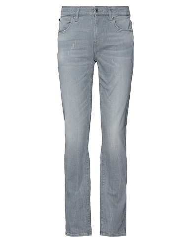 GUESS Denim trousers Grey 85% Cotton, 13% Polyester, 2% Elastane