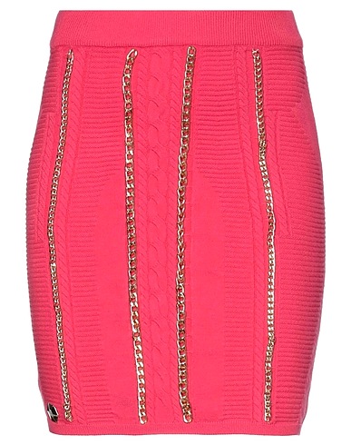 PHILIPP PLEIN Mini skirt Fuchsia 70% Viscose, 30% Polyester