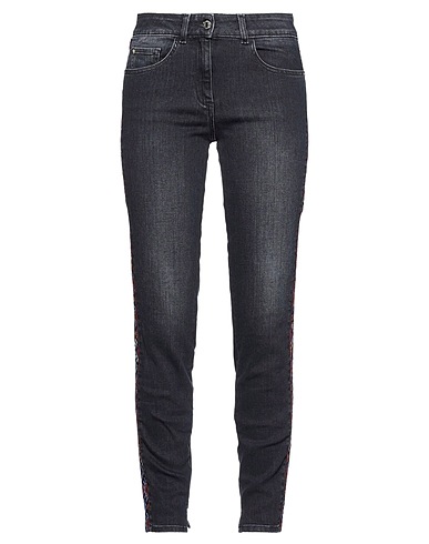 LUCKYLU  Milano Denim trousers Black 92% Cotton, 6% Elastomultiester, 2% Elastane