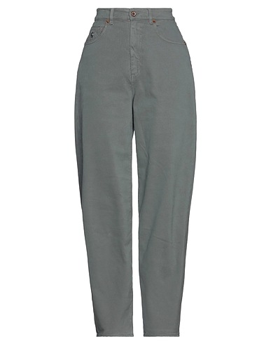 AVANTGAR DENIM by EUROPEAN CULTURE Casual trouser Military green 93% Cotton, 5% Polyester, 2% Elastane