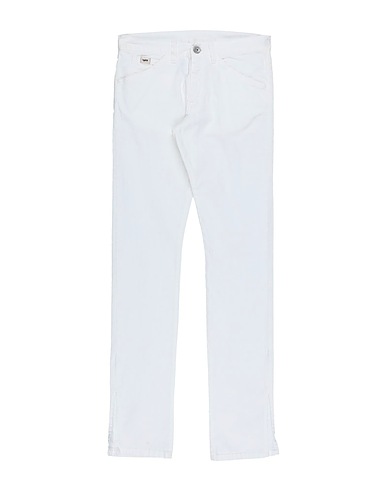 GAS JUNIOR Casual trouser White 98% Cotton, 2% Elastane