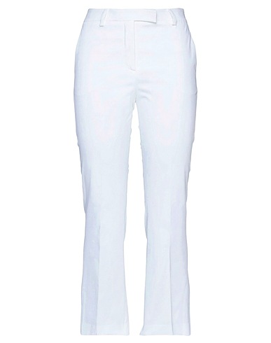 QL2  QUELLEDUE Casual pants White 96% Cotton, 4% Elastane