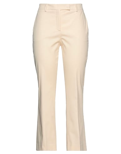 QL2  QUELLEDUE Casual pants Ivory 96% Cotton, 4% Elastane