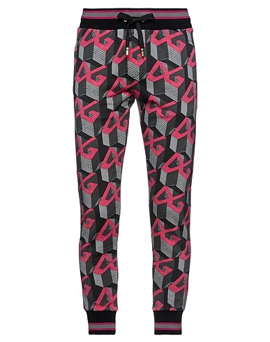 DOLCE&GABBANA Casual trouser Fuchsia 100% Cotton, Elastane