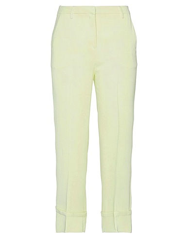 L' AUTRE CHOSE Casual trouser Pastel yellow 81% Acetate, 19% Viscose