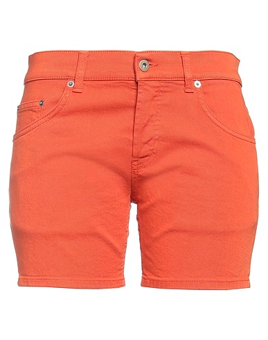 DONDUP Denim shorts Rust 92% Cotton, 6% Elastomultiester, 2% Elastane