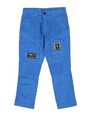 AERONAUTICA MILITARE Casual pants Azure 98% Cotton, 2% Elastane