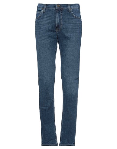 LEE Denim trousers Blue 98% Cotton, 2% Elastane
