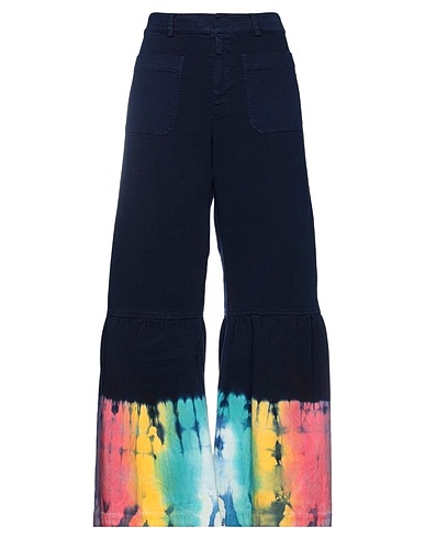 DIOR Casual trouser Midnight blue 98% Cotton, 2% Elastane