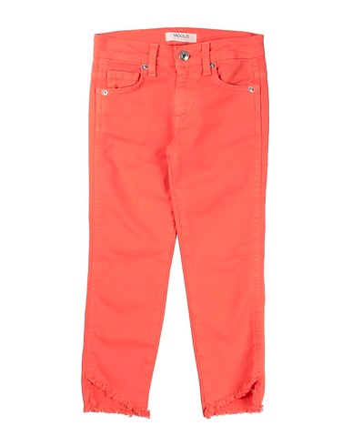 VICOLO Casual trouser Orange 97% Cotton, 3% Elastane