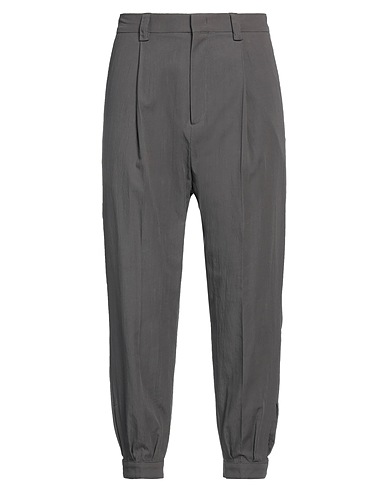 PAOLO PECORA Casual pants Lead 99% Cotton, 1% Elastane