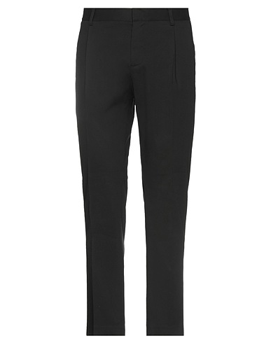GREY DANIELE ALESSANDRINI Casual trouser Black 98% Cotton, 2% Elastane