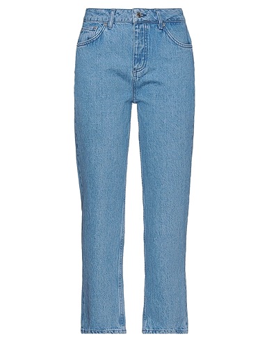 BOLONGARO TREVOR Denim pants Blue 100% Cotton