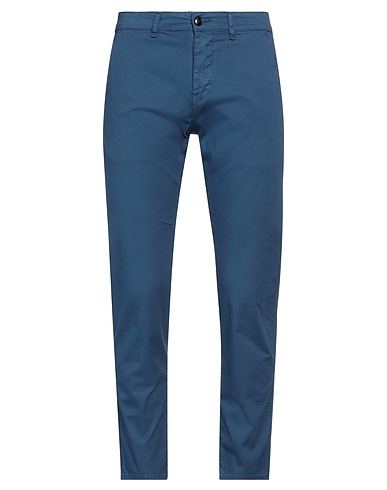 HAIKURE Casual trouser Slate blue 97% Cotton, 3% Elastane
