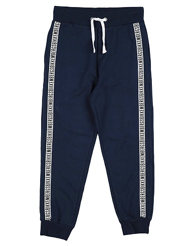 BIKKEMBERGS Casual trouser Midnight blue 100% Cotton