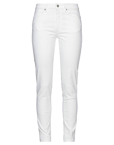 DONDUP Casual trouser White 87% Cotton, 10% Elastomultiester, 3% Elastane