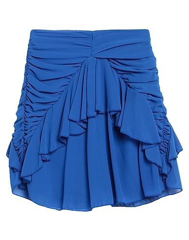 VANESSA SCOTT Minifalda Azul eléctrico 100% Poliéster