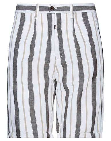 TRĒZ Shorts & Bermuda Bianco 60% Cotone, 40% Lino