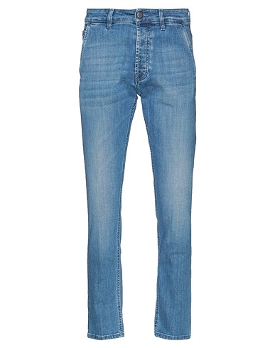DON THE FULLER Denim trousers Blue 99% Cotton, 1% Elastane