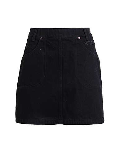 KENZO Denim skirt Black 100% Cotton
