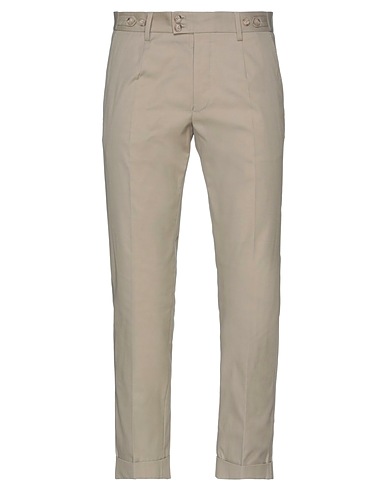 DOLCE&GABBANA Casual trouser Sand 93% Cotton, 5% Goat skin, 2% Elastane